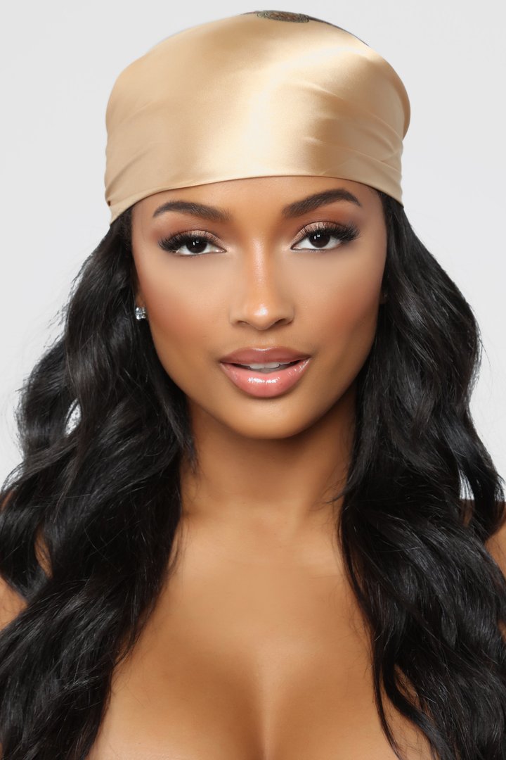 Hairs A Mess Head Scarf - Beige