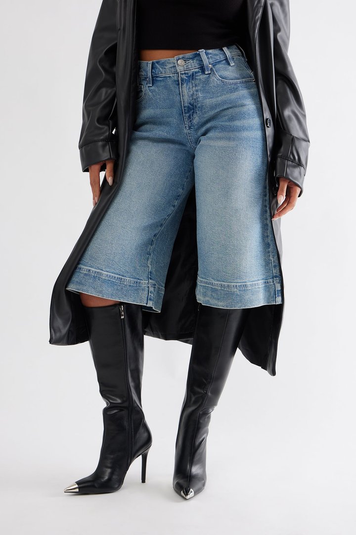 Siren Stiletto Knee High Boots - Black