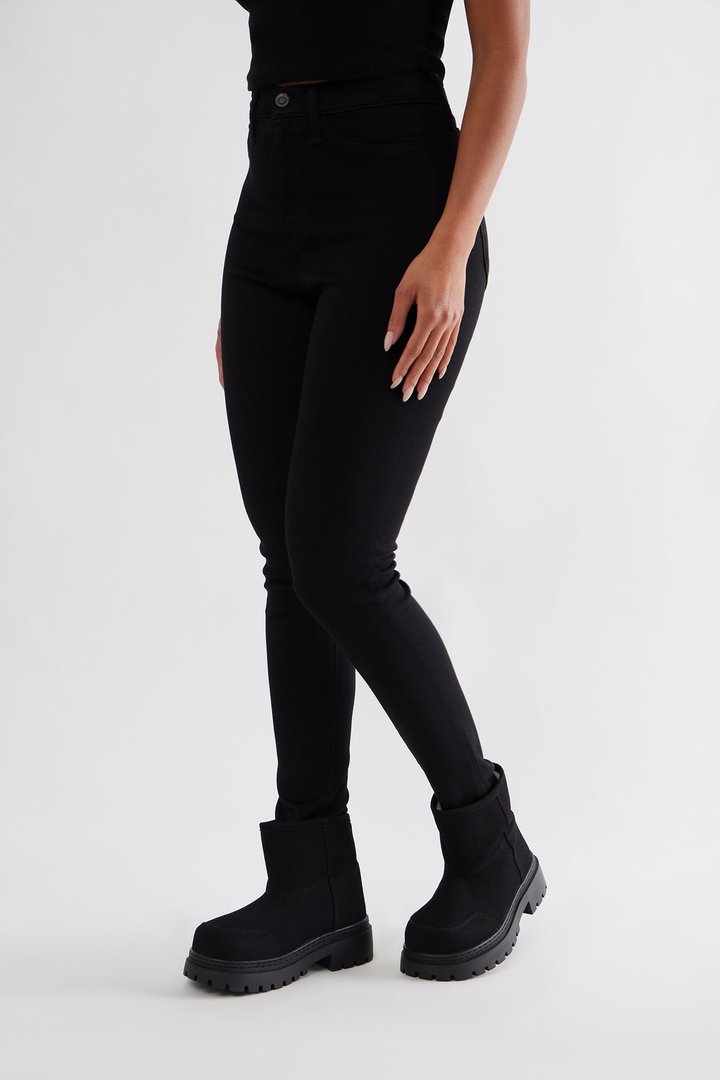 Illinois Faux Suede Booties - Black