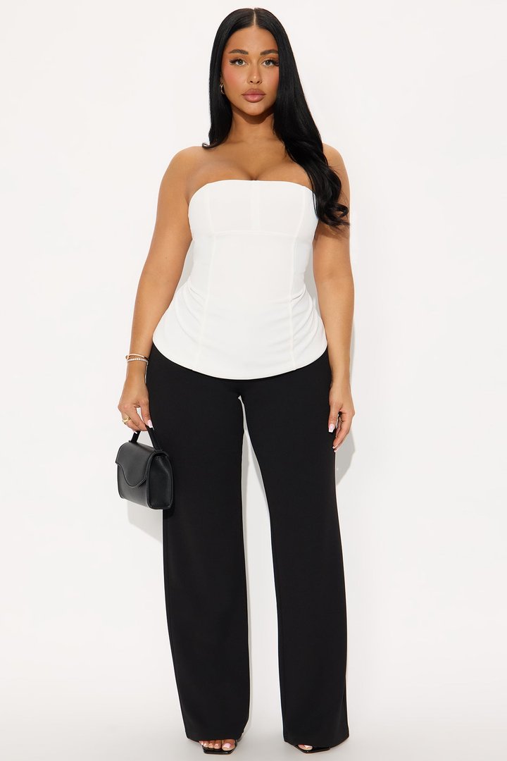 Modern Fairy Tale Strapless Corset Top - Ivory