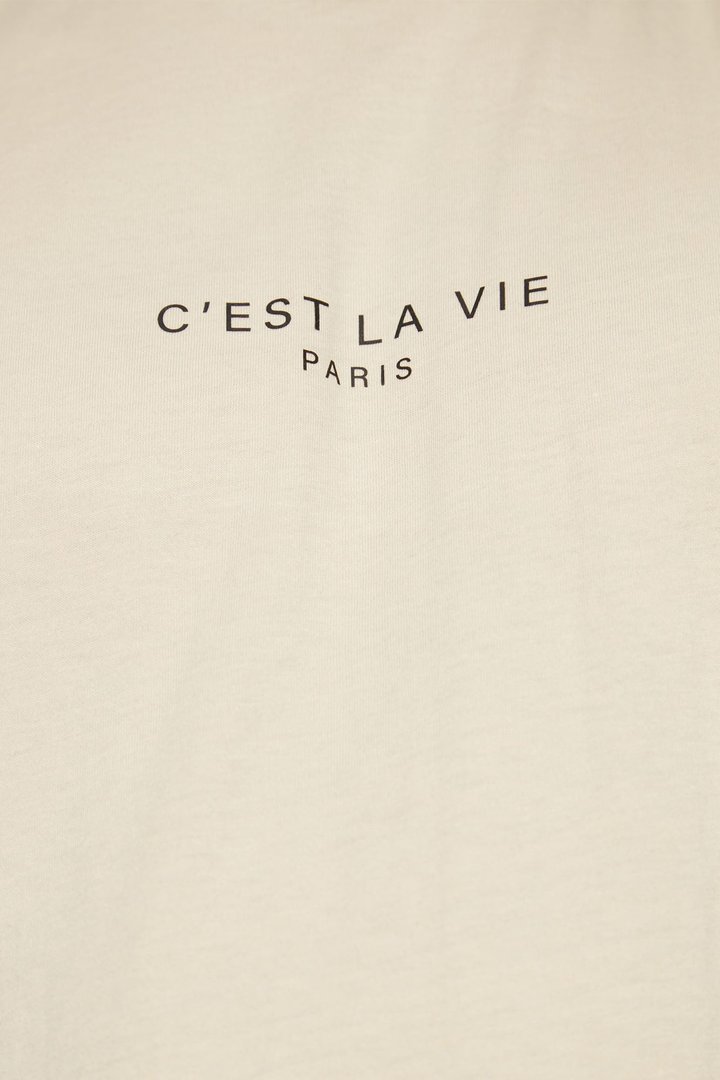 C'est La Vie Short Sleeve Tee - Multi Color