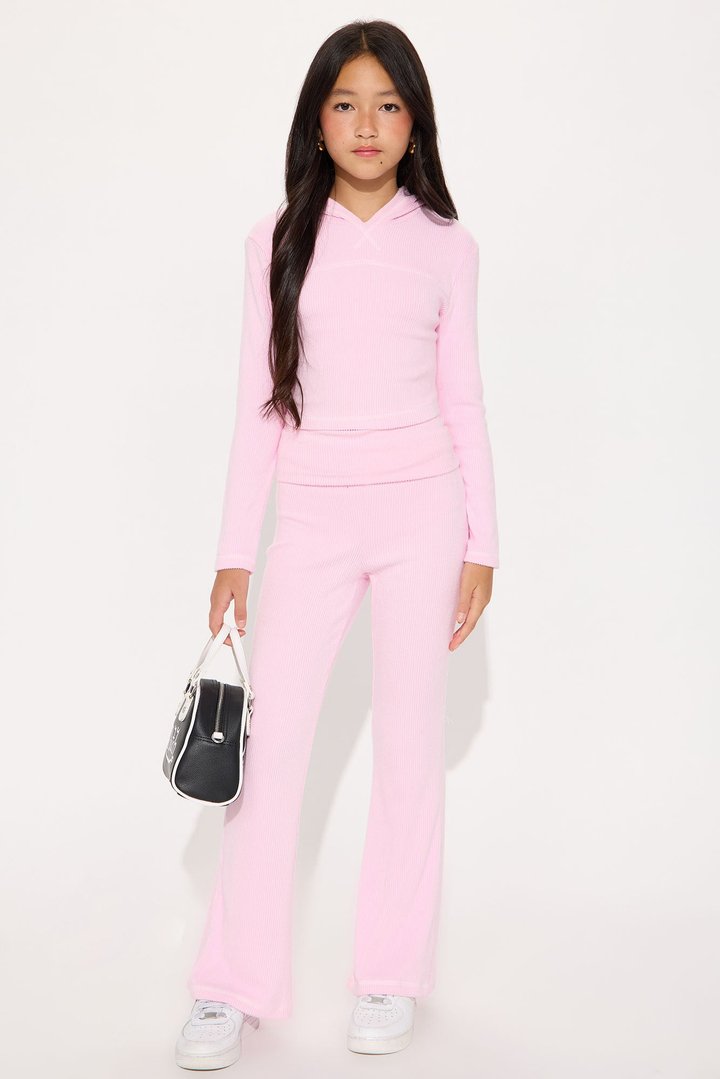 Mini Simply Cute Pant Set - Pink