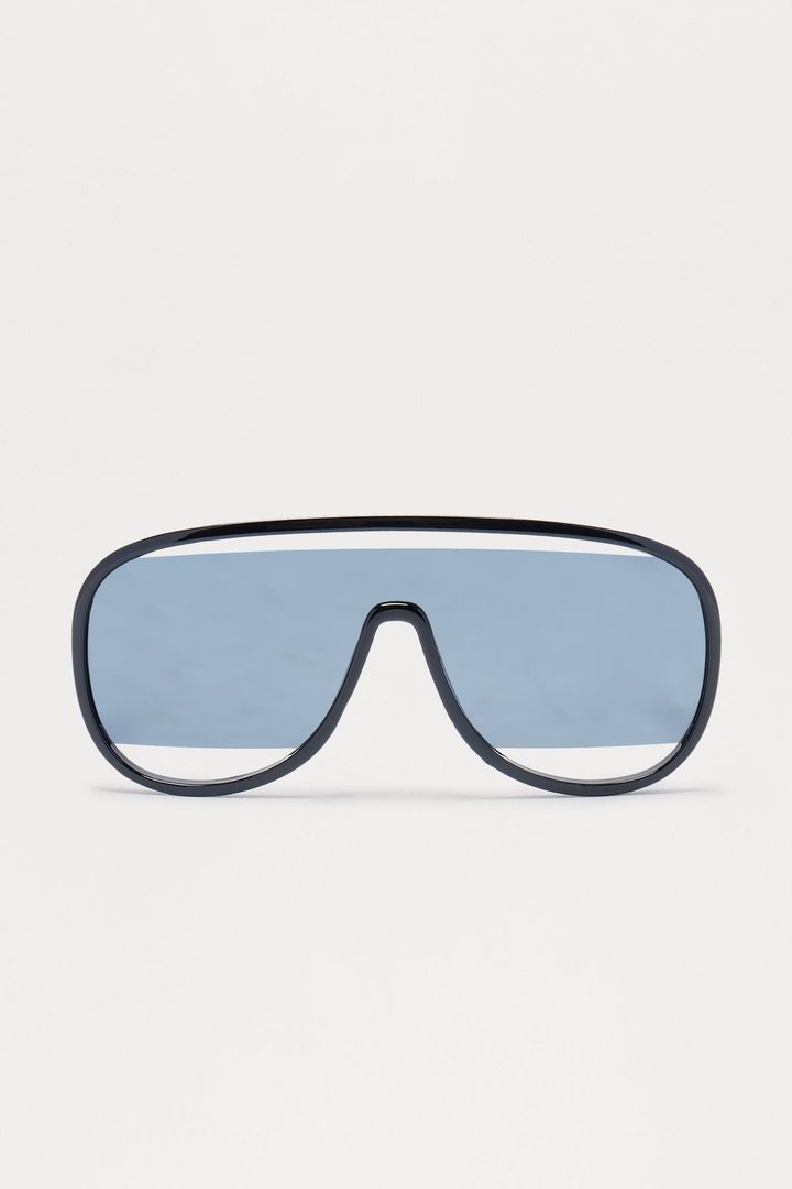 Keep Them Off Aviator Sunglasses - Black
