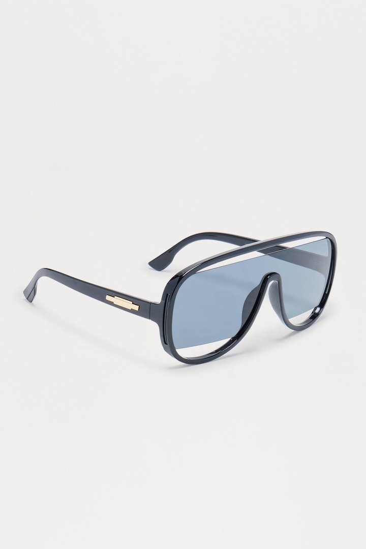 Keep Them Off Aviator Sunglasses - Black