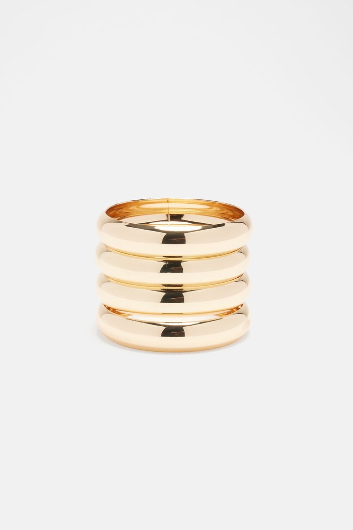 In Havana Bangle Set - Gold