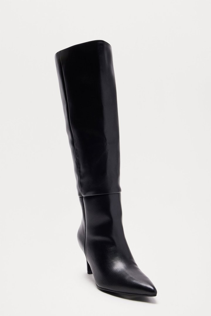 Glasgow Knee High Boots - Black