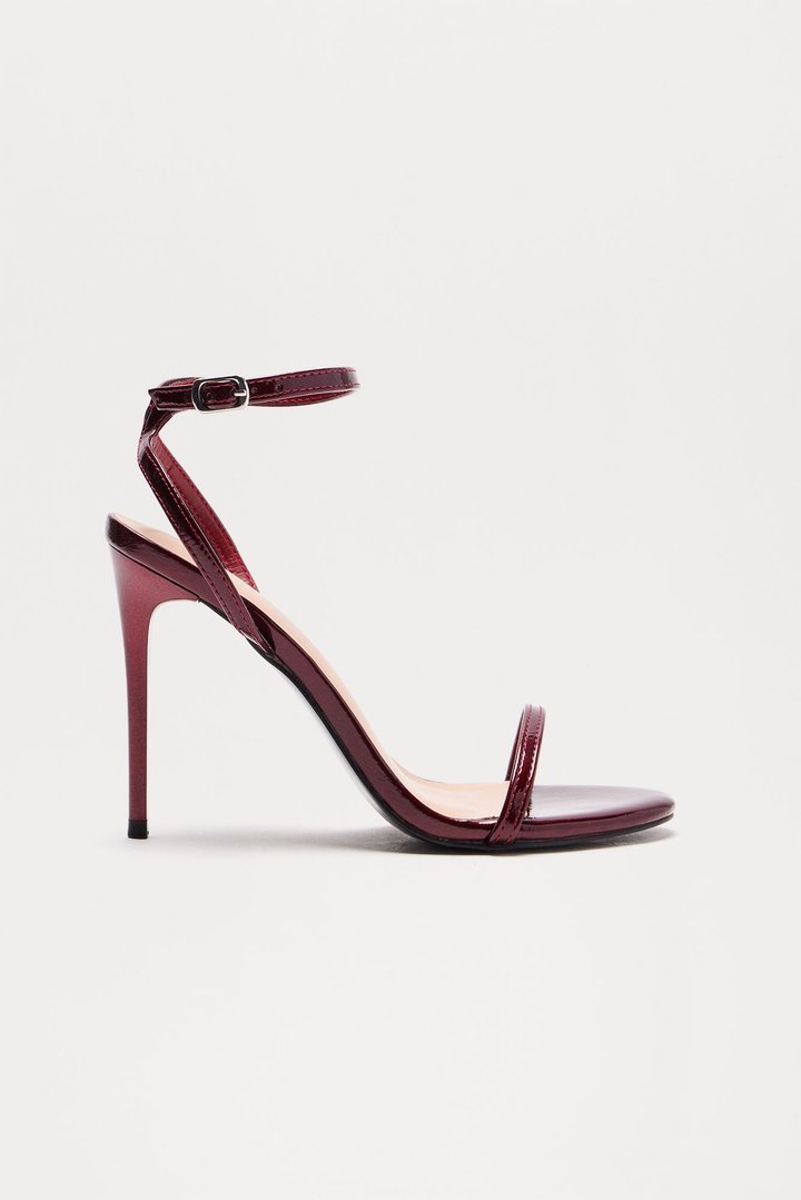 Randi Patent Heels - Burgundy