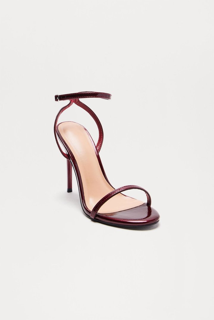 Randi Patent Heels - Burgundy