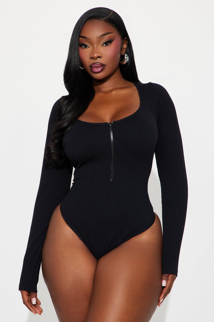 Celine Seamless Bodysuit - Black