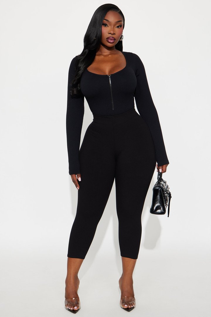 Celine Seamless Bodysuit - Black