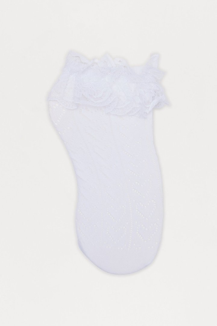 Laced In Love Socks - White
