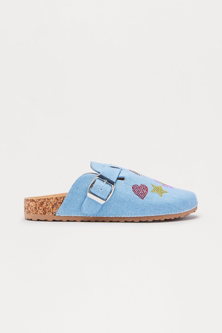 Mini Daydreamer Clogs - Light Wash