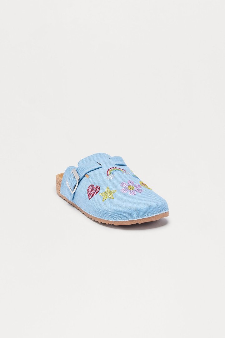 Mini Daydreamer Clogs - Light Wash