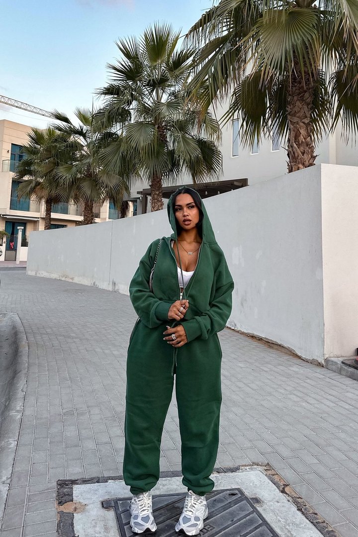 Brianna Jogger Pant Set - Hunter
