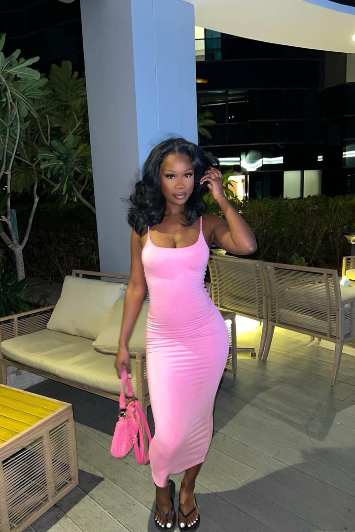 Ajay Maxi Dress - Pink