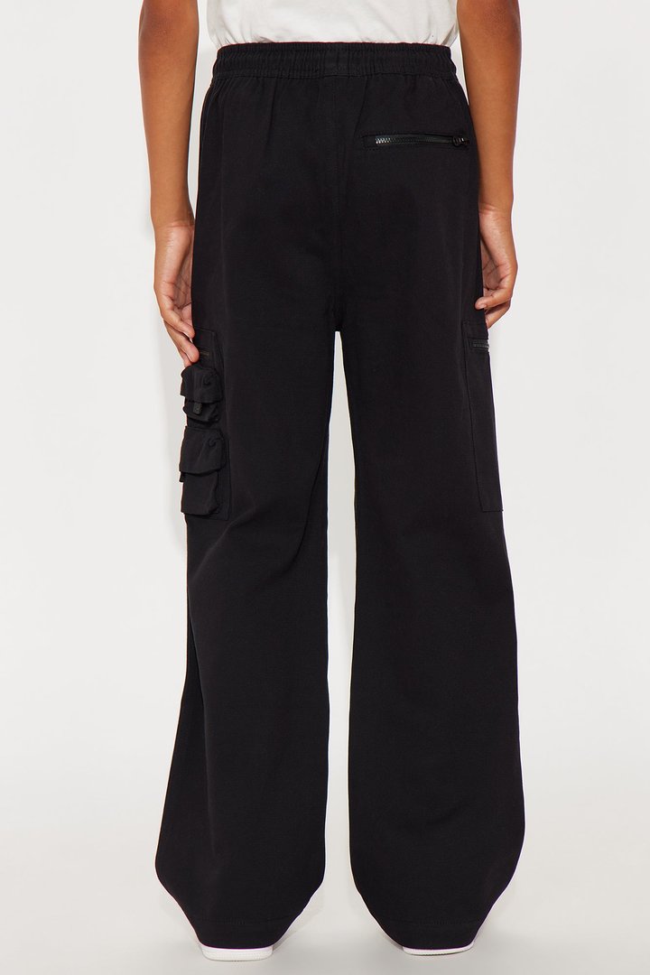 Mini Slim Stay Busy Utility Jogger - Black