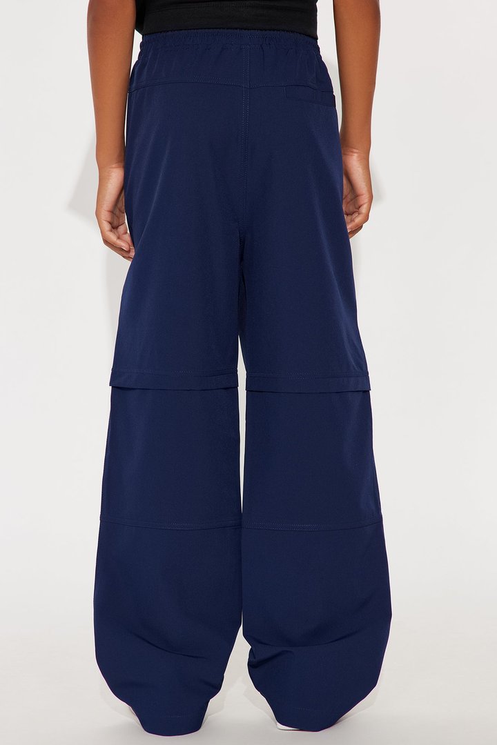 Mini Straight Don't Kill My Vibe Pants - Navy