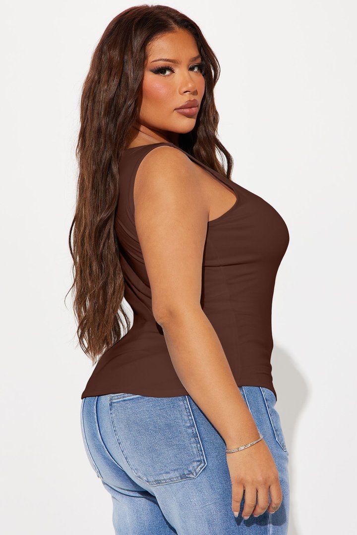 Thalia Tank Top - Mocha