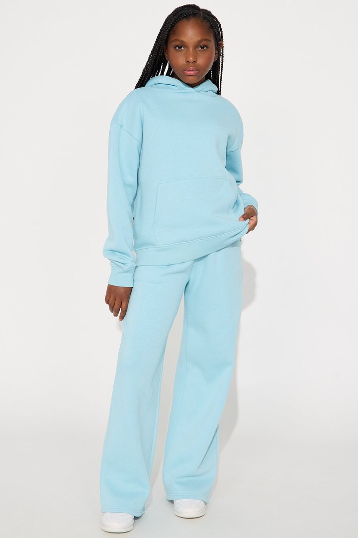 Mini Stole Your Bestie Oversized Hoodie - Light Blue