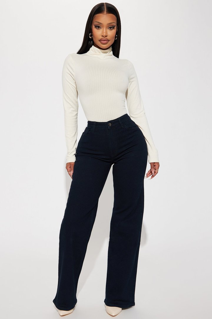 Nadia Ribbed Bodysuit - Off White