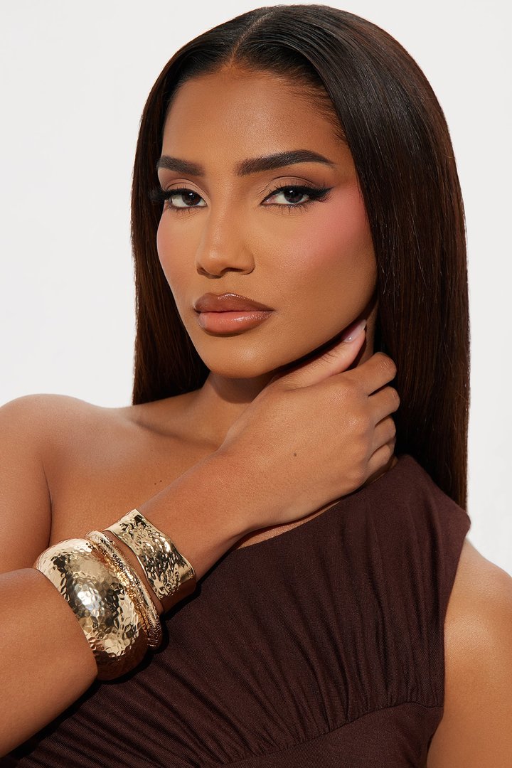 Mira 2 Piece Bracelet Set - Gold