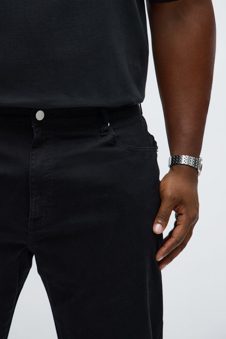 Mac Chino Stacked Slim Flare Pants - Black