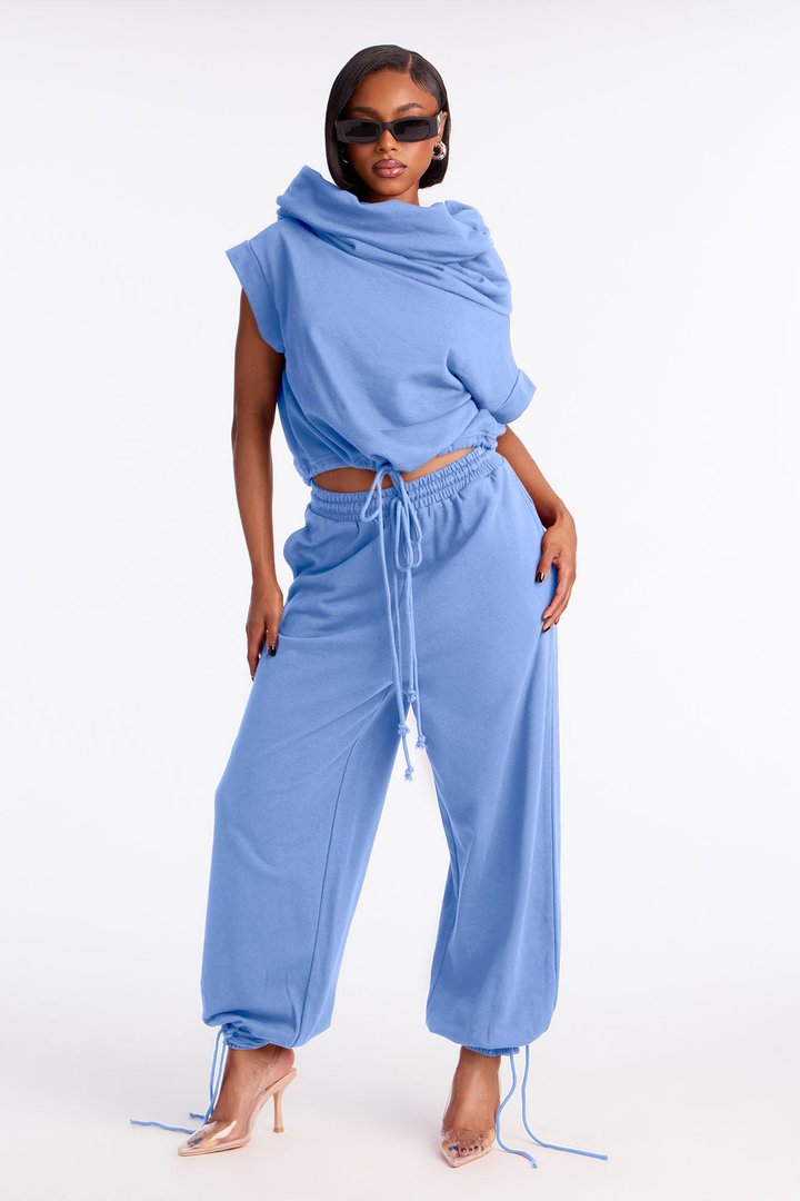 Alexa Jogger Pant Set - Periwinkle
