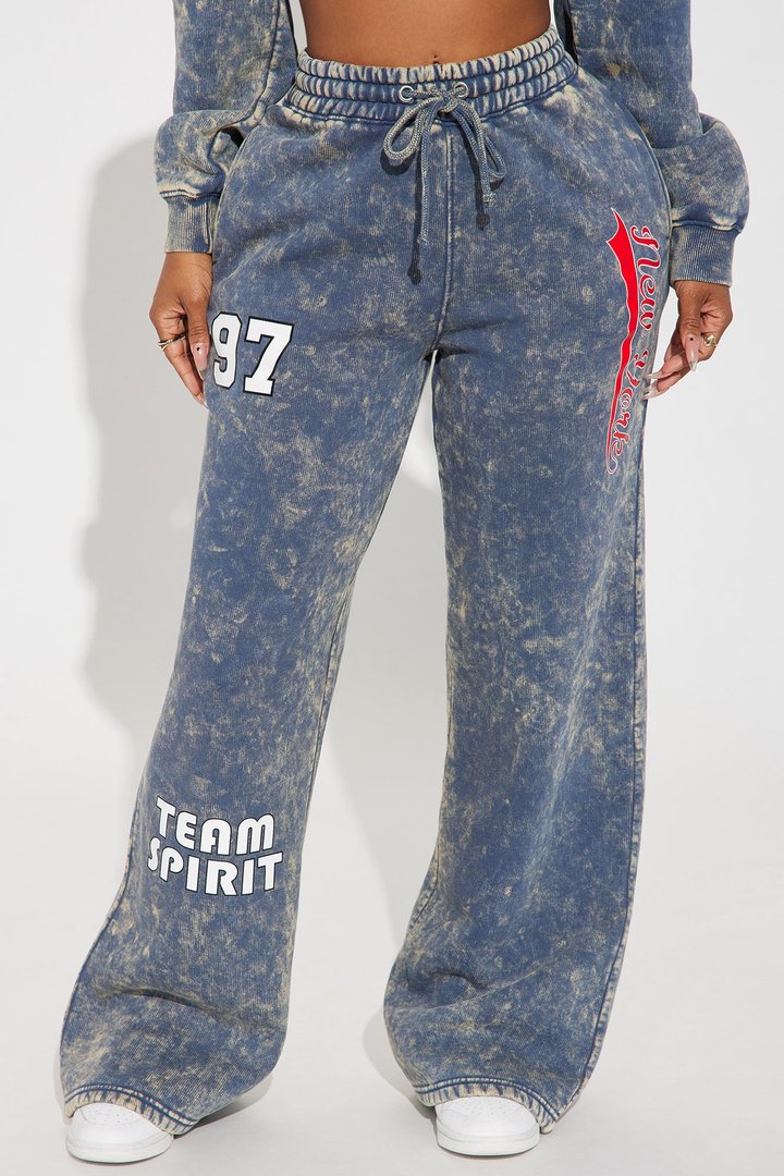 New York Athletic Washed Sweatpants - Navy/combo