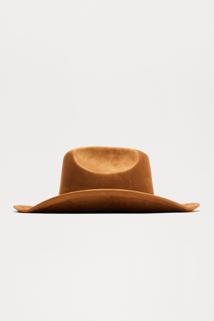Howdy Partner Cowboy Hat - Brown