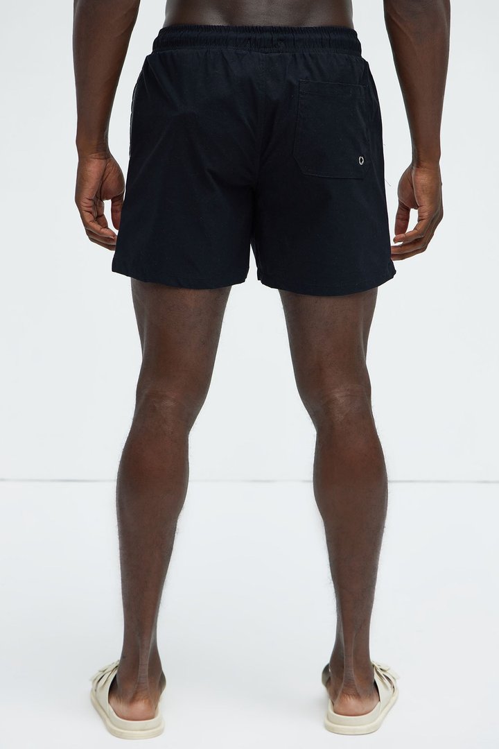 Montez Stretch Swim Trunk 6″ - Black