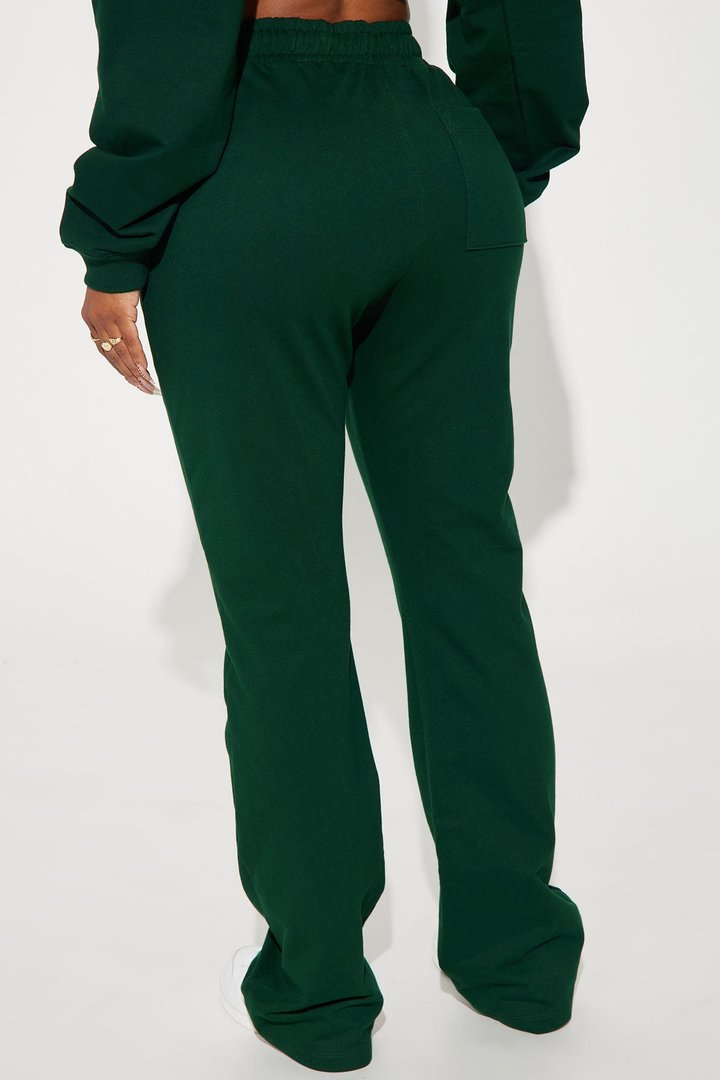 Flight Time Lounge Flare Pants - Green