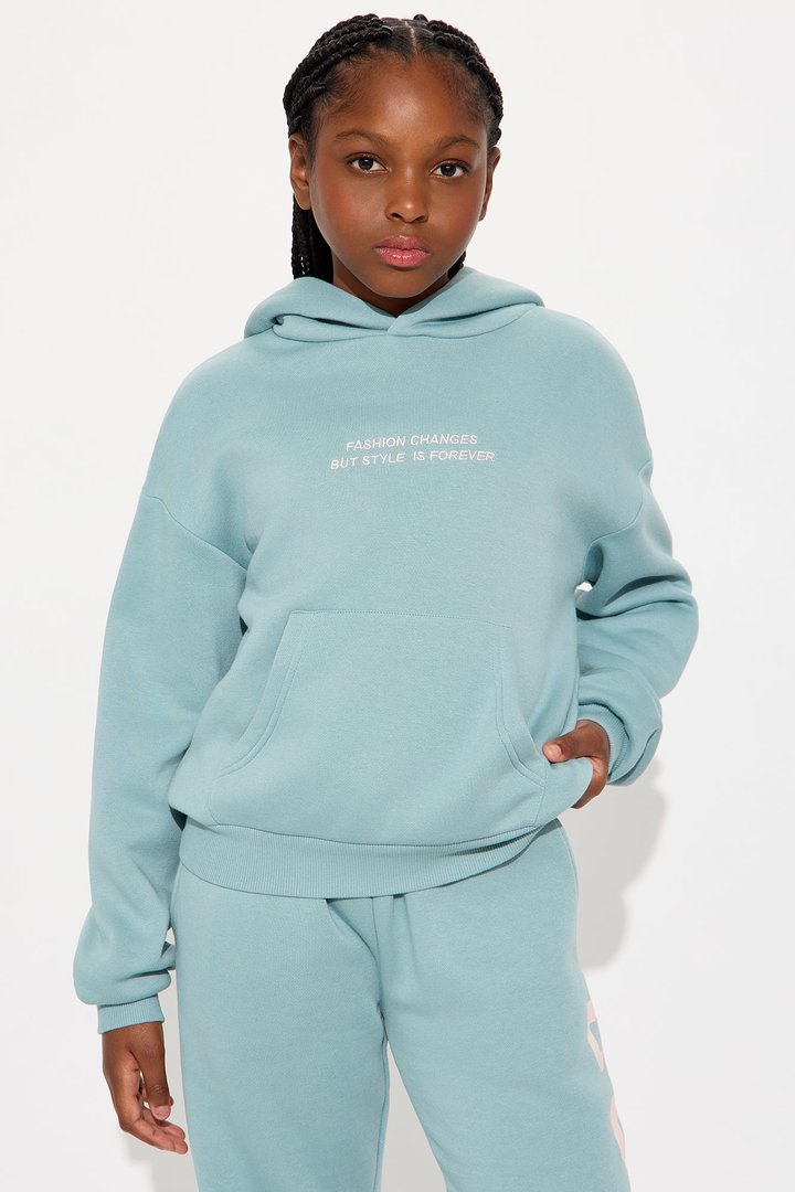 Mini The Princess Is Here Jogger Pant Set - Mint