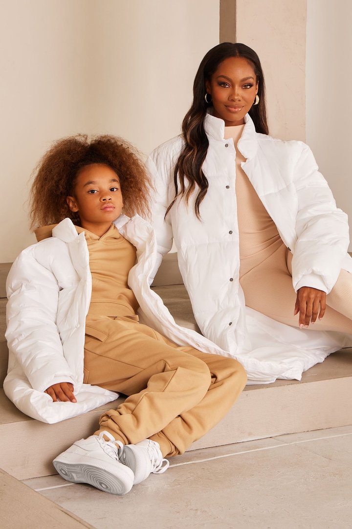 Mini Stole Your Toys Oversized Jogger - Nude