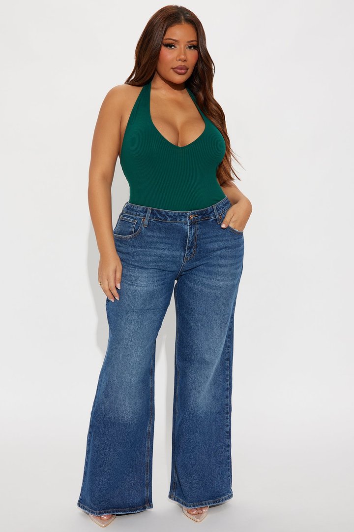 Karol Halter Bodysuit - Hunter Green
