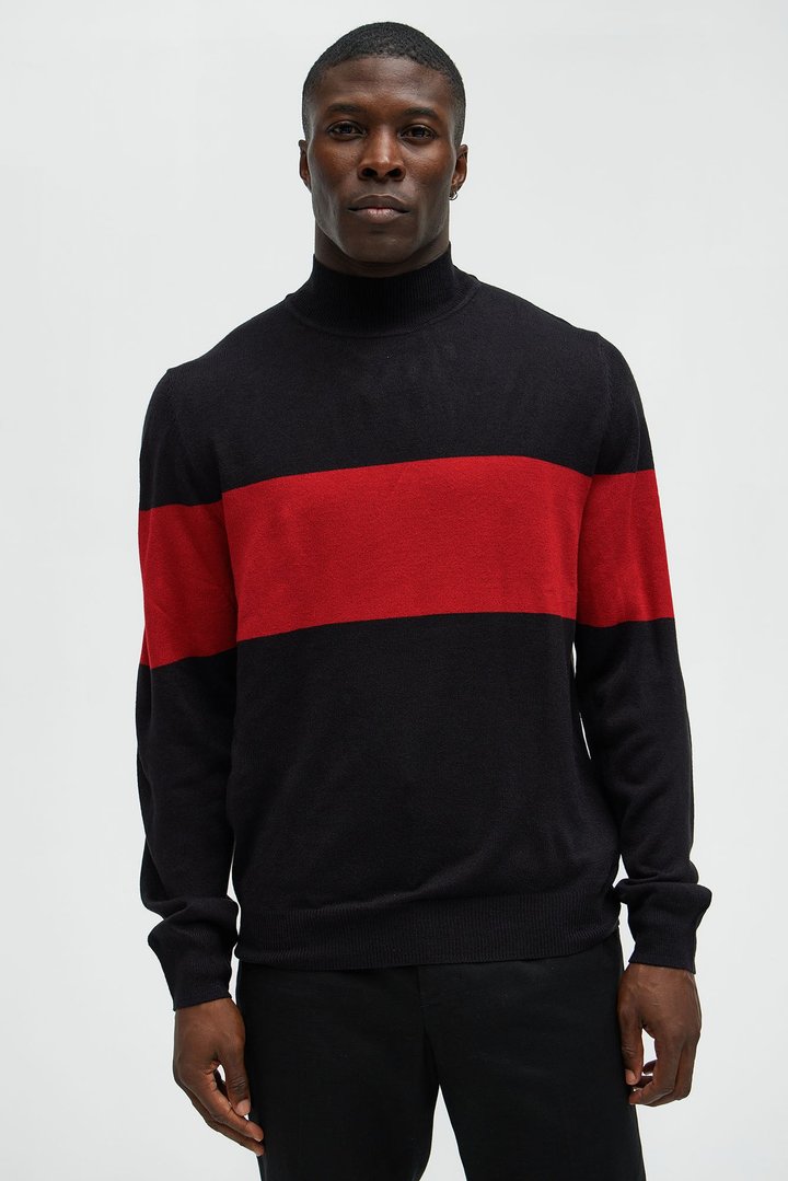 Rodrigo Sweater - Red/combo