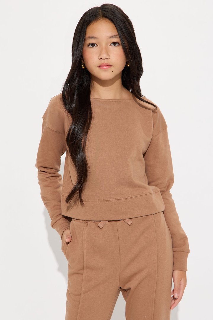 Mini Easy Going Pant Set - Taupe