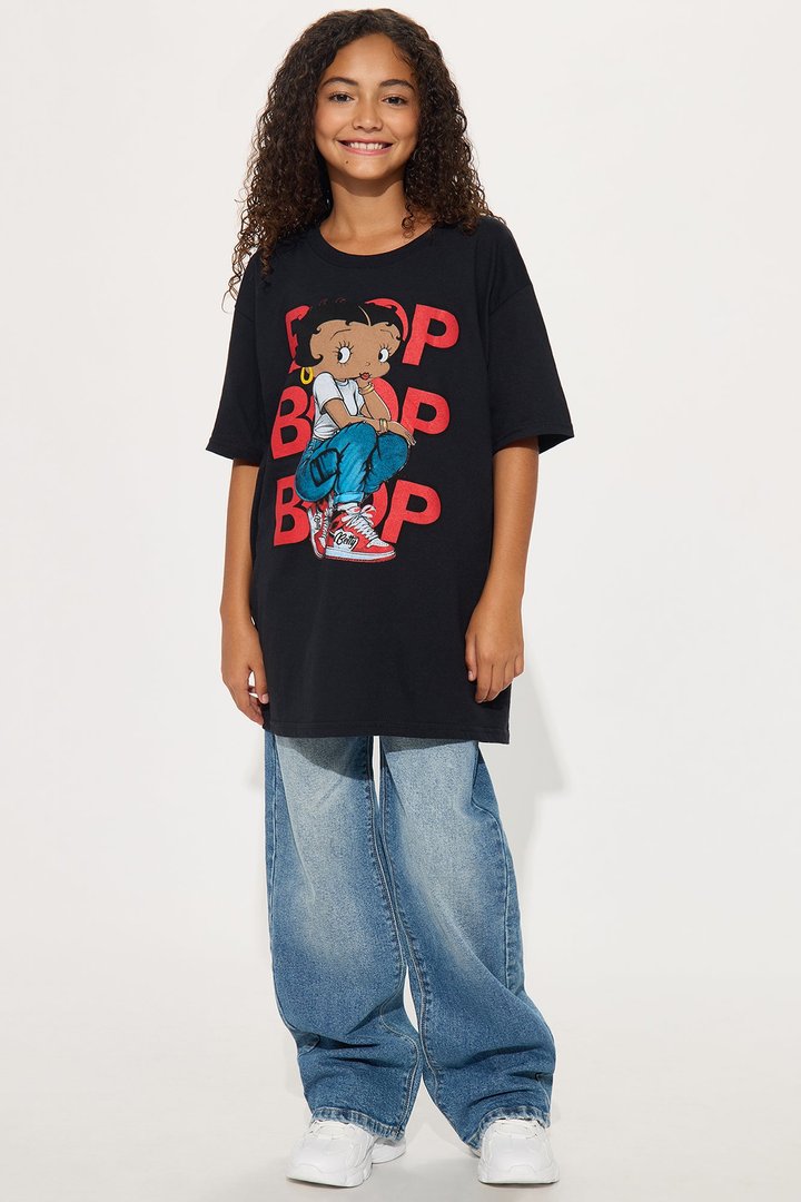 Mini So Fresh Betty Boop Short Sleeve Tee - Black