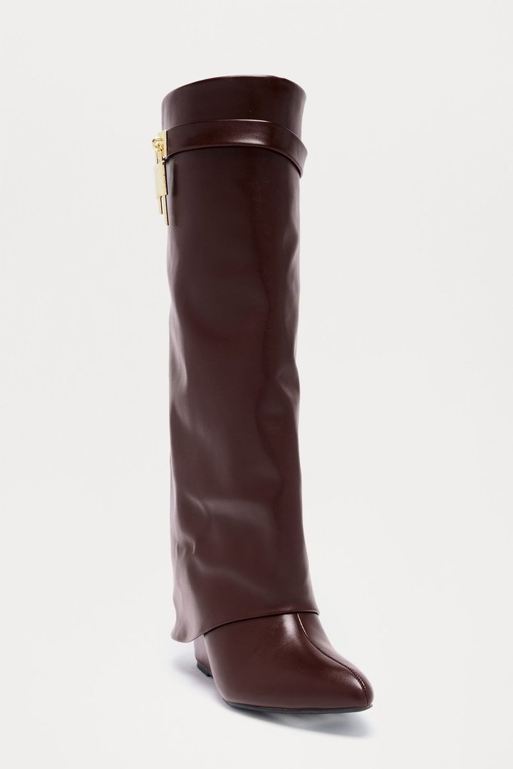 Big City Dreams Boots - Chocolate
