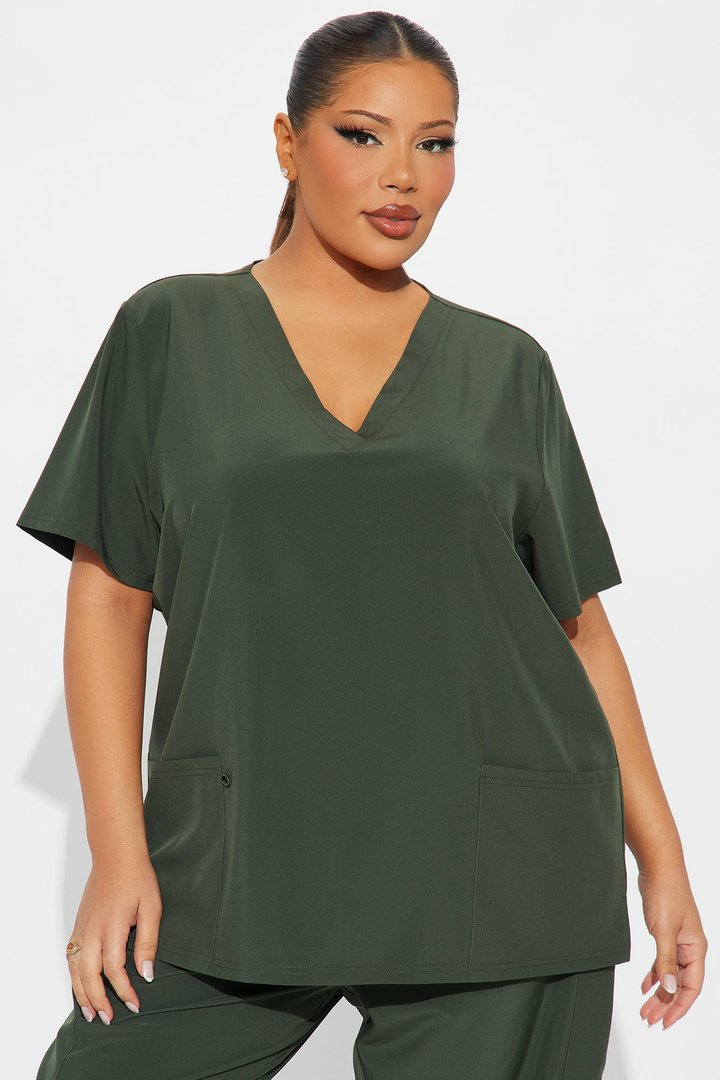 On Call Stretch Uniform Scrub Set - Olive