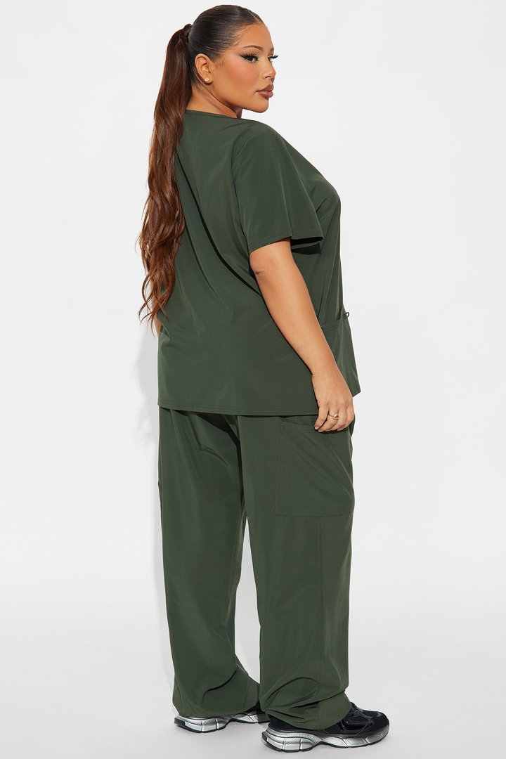On Call Stretch Uniform Scrub Set - Olive