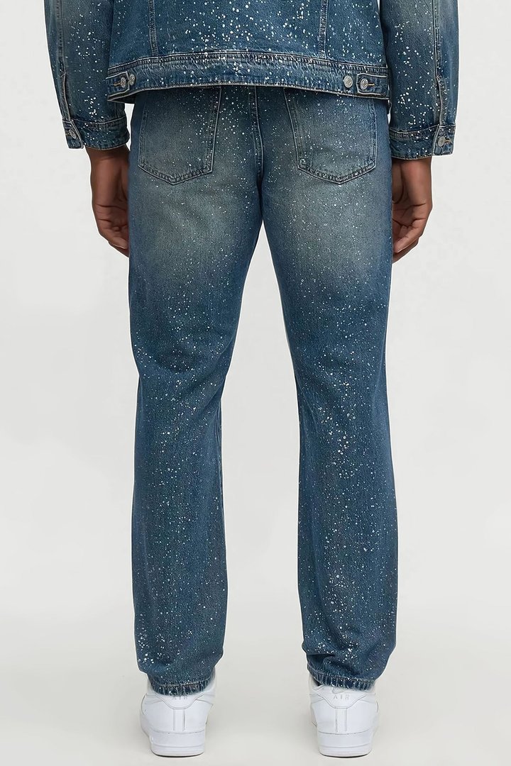 Slim Shimmering Nights Jean - Vintage Blue Wash