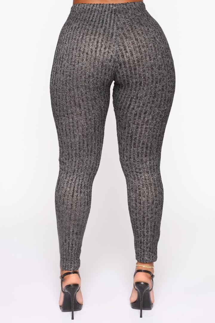 Feeling The Chill Sweater Set - Charcoal