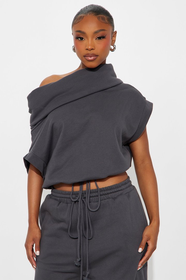 Alexa Jogger Pant Set - Charcoal