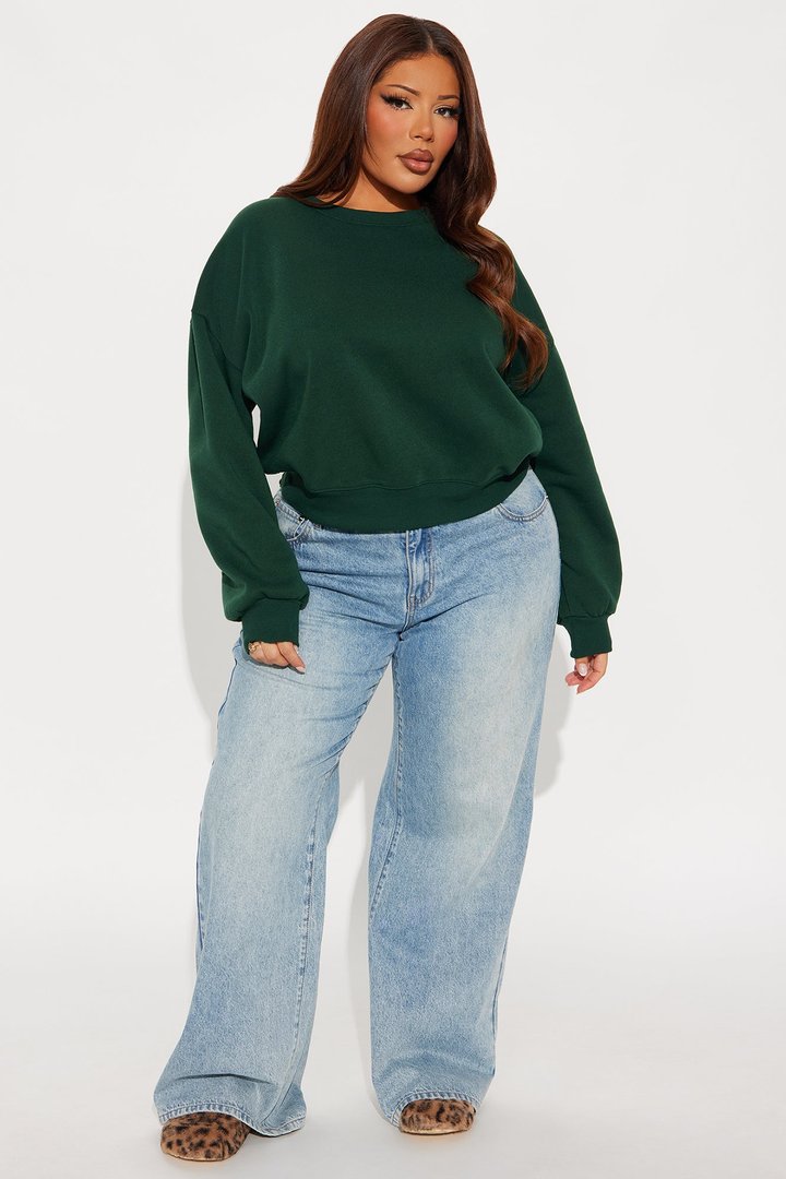 Candice Lounge Crew Neck - Hunter