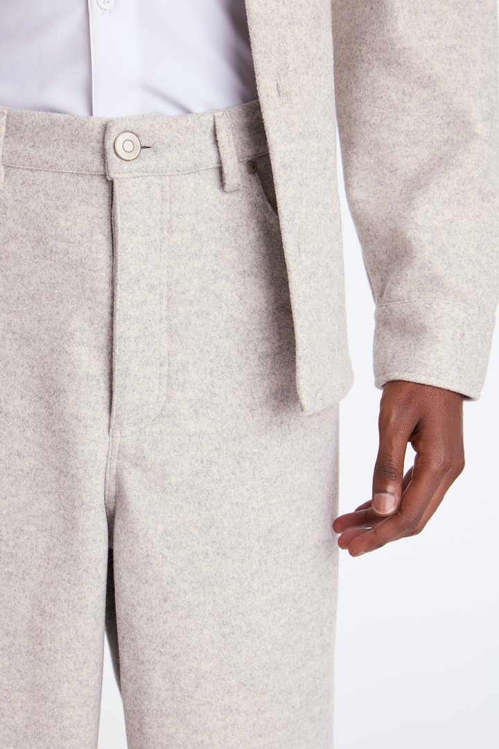 Straight Studio Pant - Grey