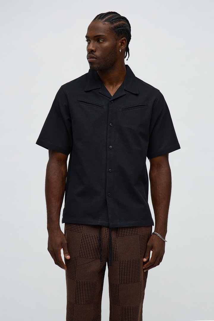 Frontier Fit Button Up Shirt - Black