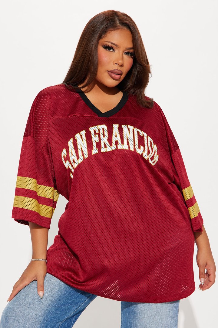 San Francisco Jersey - Burgundy