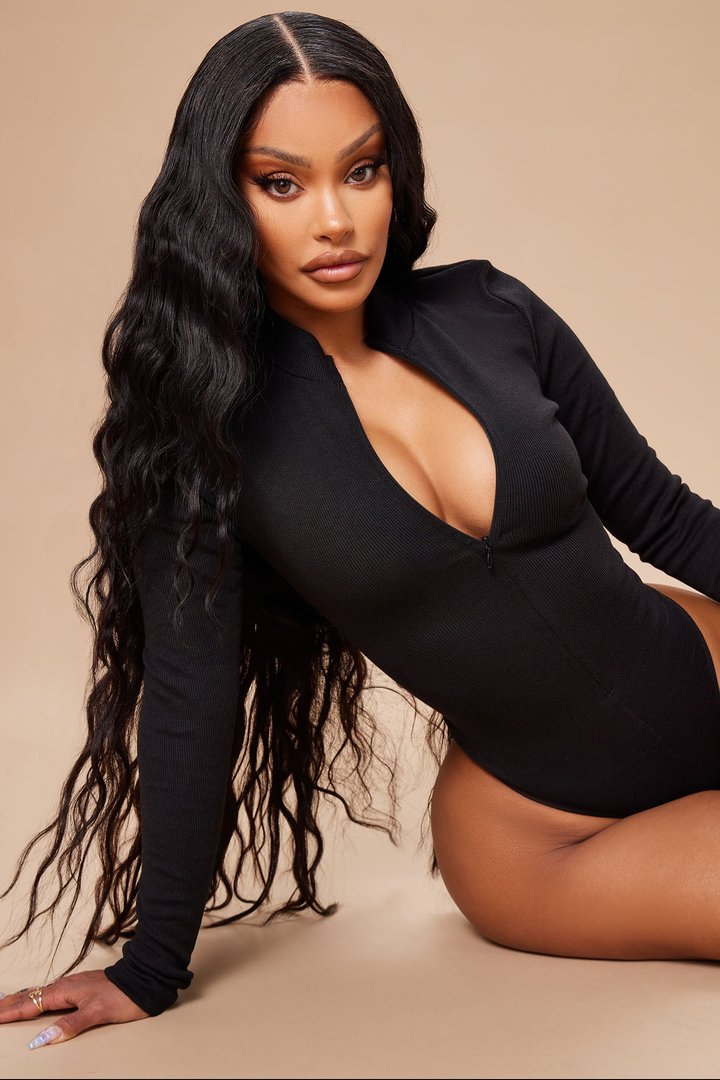Grind Time Beyond Long Sleeve Bodysuit - Black