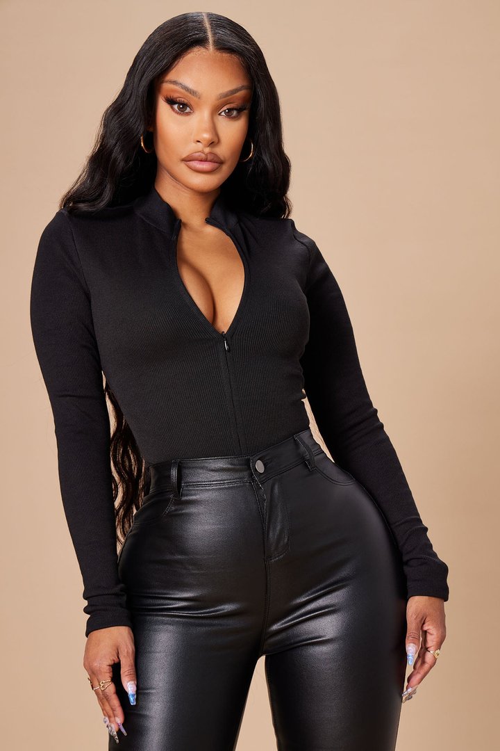 Grind Time Beyond Long Sleeve Bodysuit - Black
