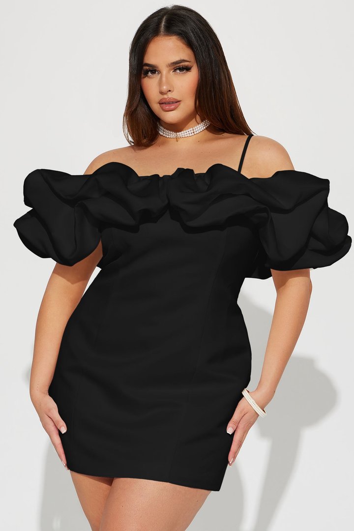 Lola Mini Dress - Black